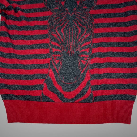 Hermes NWT Mens Crewneck Zebra Sweater EU Size S Wool Cashmere - Picture 5 of 10